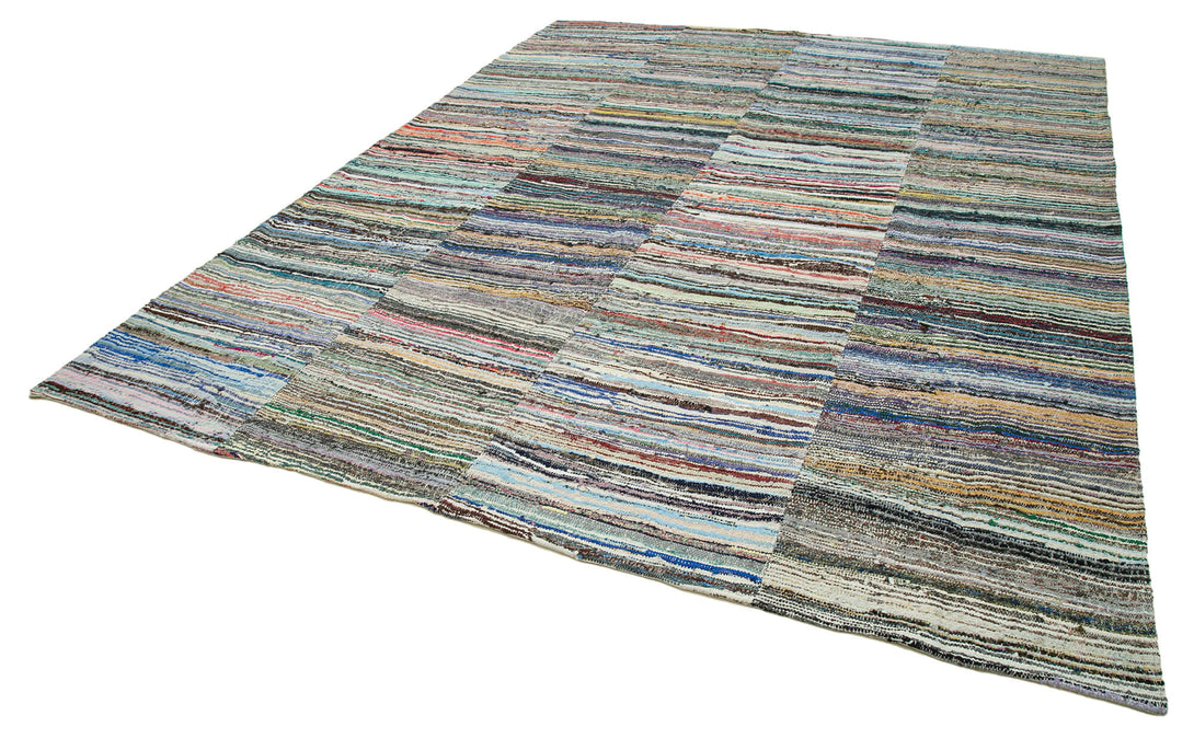 Handmade Kilim Patchwork Area Rug > Design# OL-AC-34473 > Size: 9'-2" x 11'-8", Carpet Culture Rugs, Handmade Rugs, NYC Rugs, New Rugs, Shop Rugs, Rug Store, Outlet Rugs, SoHo Rugs, Rugs in USA