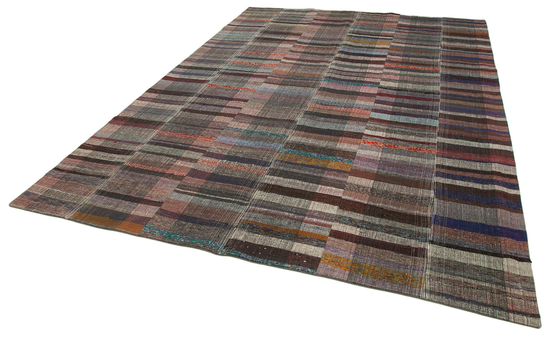 Handmade Kilim Patchwork Area Rug > Design# OL-AC-34476 > Size: 8'-2" x 11'-8", Carpet Culture Rugs, Handmade Rugs, NYC Rugs, New Rugs, Shop Rugs, Rug Store, Outlet Rugs, SoHo Rugs, Rugs in USA