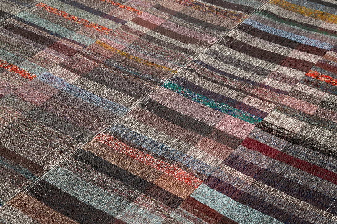 Handmade Kilim Patchwork Area Rug > Design# OL-AC-34476 > Size: 8'-2" x 11'-8", Carpet Culture Rugs, Handmade Rugs, NYC Rugs, New Rugs, Shop Rugs, Rug Store, Outlet Rugs, SoHo Rugs, Rugs in USA