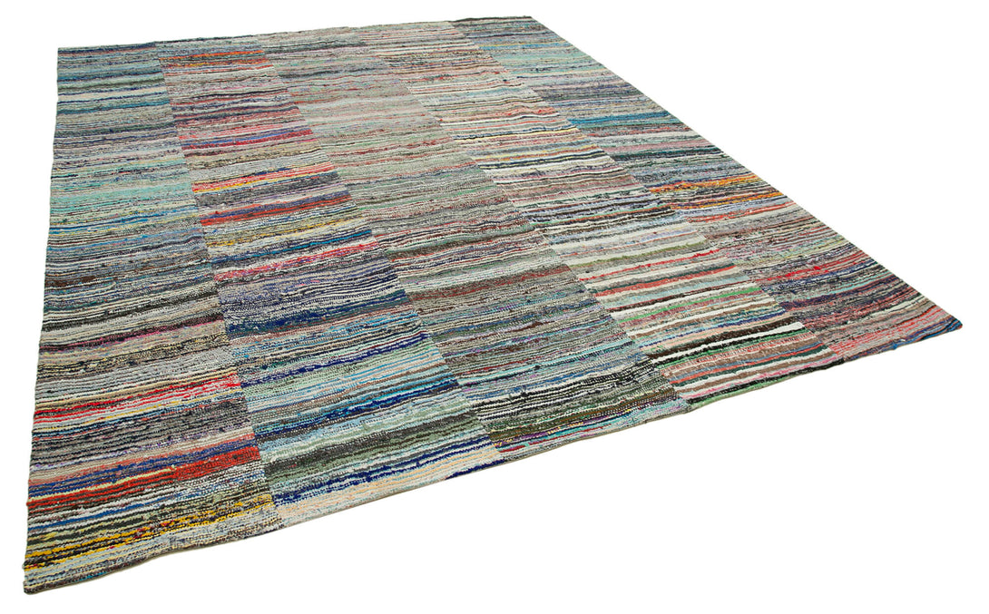 Handmade Kilim Patchwork Area Rug > Design# OL-AC-34483 > Size: 9'-10" x 11'-7", Carpet Culture Rugs, Handmade Rugs, NYC Rugs, New Rugs, Shop Rugs, Rug Store, Outlet Rugs, SoHo Rugs, Rugs in USA