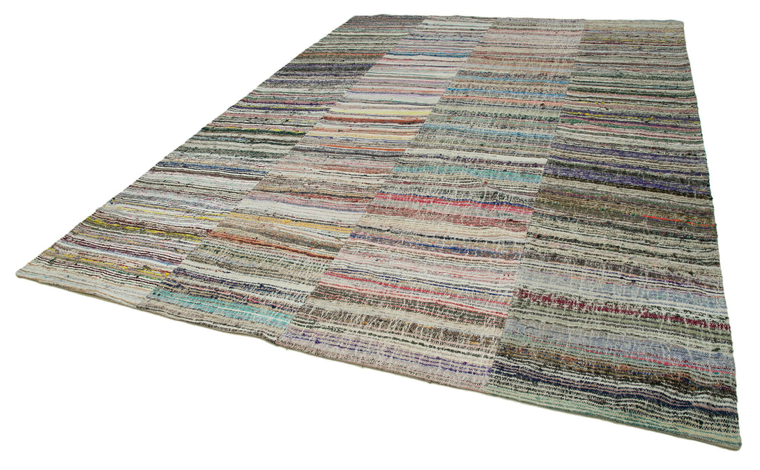 Handmade Kilim Patchwork Area Rug > Design# OL-AC-34487 > Size: 9'-1" x 12'-8", Carpet Culture Rugs, Handmade Rugs, NYC Rugs, New Rugs, Shop Rugs, Rug Store, Outlet Rugs, SoHo Rugs, Rugs in USA