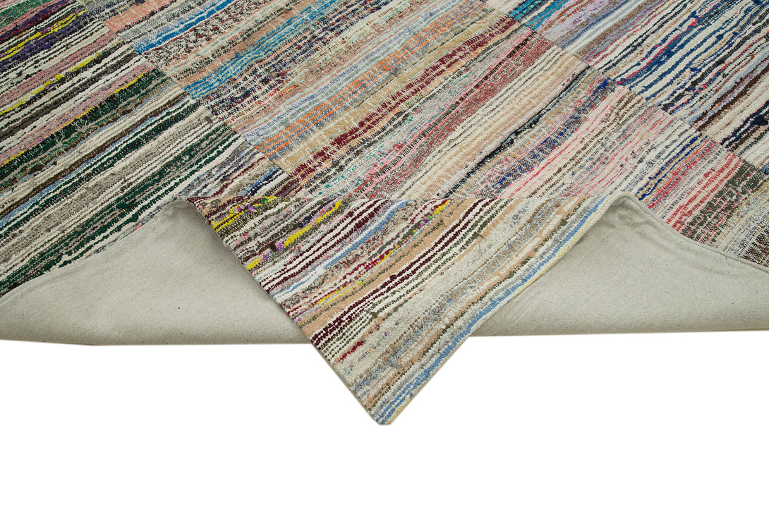Handmade Kilim Patchwork Area Rug > Design# OL-AC-34487 > Size: 9'-1" x 12'-8", Carpet Culture Rugs, Handmade Rugs, NYC Rugs, New Rugs, Shop Rugs, Rug Store, Outlet Rugs, SoHo Rugs, Rugs in USA