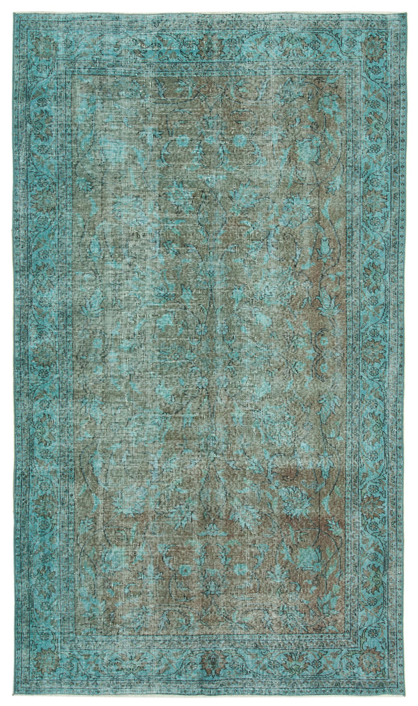 Handmade Overdyed Area Rug > Design# OL-AC-34710 > Size: 4'-9" x 8'-2", Carpet Culture Rugs, Handmade Rugs, NYC Rugs, New Rugs, Shop Rugs, Rug Store, Outlet Rugs, SoHo Rugs, Rugs in USA