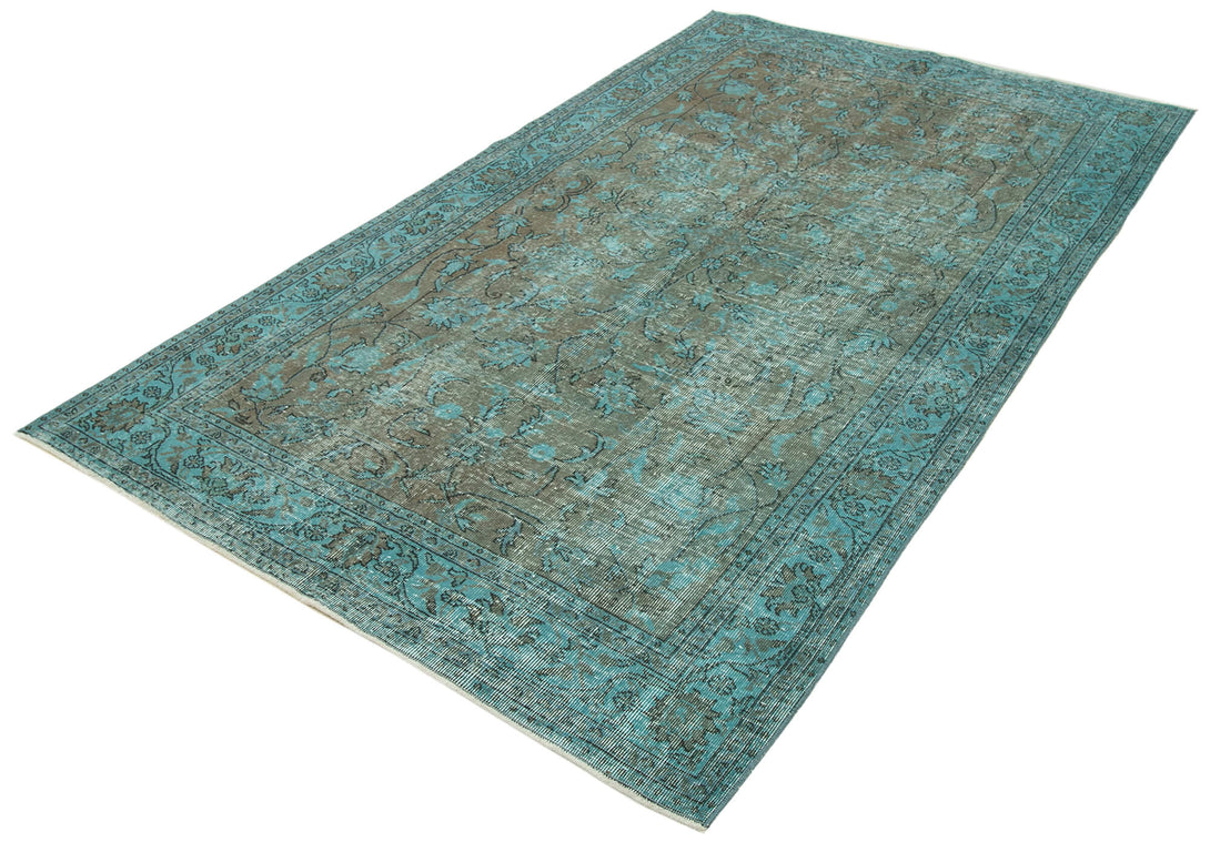 Handmade Overdyed Area Rug > Design# OL-AC-34710 > Size: 4'-9" x 8'-2", Carpet Culture Rugs, Handmade Rugs, NYC Rugs, New Rugs, Shop Rugs, Rug Store, Outlet Rugs, SoHo Rugs, Rugs in USA