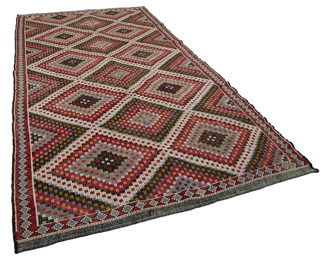Handmade Kilim Area Rug > Design# OL-AC-35610 > Size: 5'-11" x 11'-3", Carpet Culture Rugs, Handmade Rugs, NYC Rugs, New Rugs, Shop Rugs, Rug Store, Outlet Rugs, SoHo Rugs, Rugs in USA