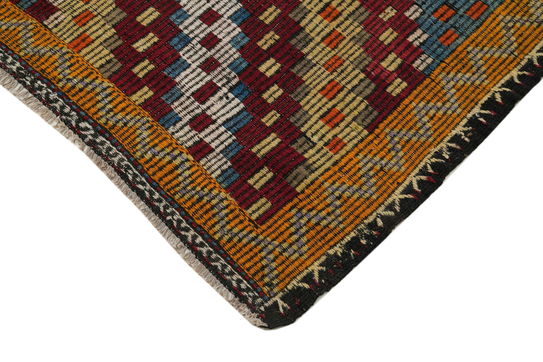 Handmade Kilim Area Rug > Design# OL-AC-35658 > Size: 6'-8" x 10'-6", Carpet Culture Rugs, Handmade Rugs, NYC Rugs, New Rugs, Shop Rugs, Rug Store, Outlet Rugs, SoHo Rugs, Rugs in USA