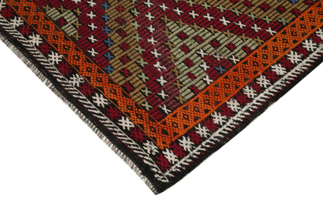 Handmade Kilim Area Rug > Design# OL-AC-35661 > Size: 6'-4" x 10'-7", Carpet Culture Rugs, Handmade Rugs, NYC Rugs, New Rugs, Shop Rugs, Rug Store, Outlet Rugs, SoHo Rugs, Rugs in USA