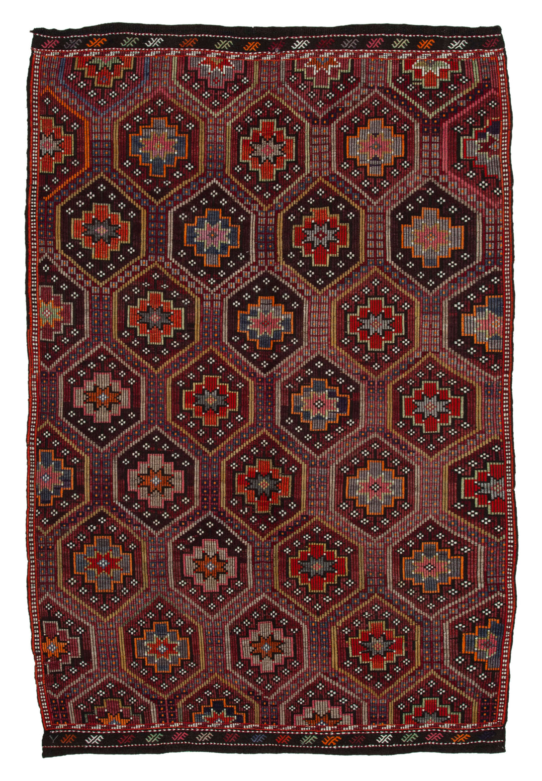 Handmade Kilim Area Rug > Design# OL-AC-35688 > Size: 6'-3" x 9'-4", Carpet Culture Rugs, Handmade Rugs, NYC Rugs, New Rugs, Shop Rugs, Rug Store, Outlet Rugs, SoHo Rugs, Rugs in USA