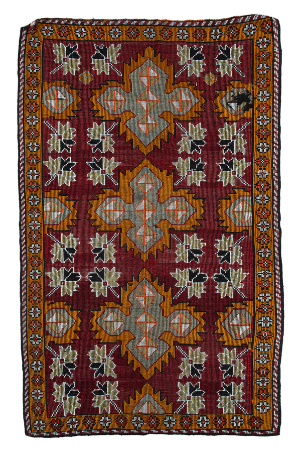 Handmade Kilim Area Rug > Design# OL-AC-35714 > Size: 6'-10" x 10'-10", Carpet Culture Rugs, Handmade Rugs, NYC Rugs, New Rugs, Shop Rugs, Rug Store, Outlet Rugs, SoHo Rugs, Rugs in USA