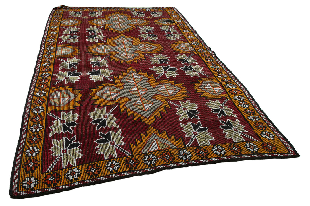 Handmade Kilim Area Rug > Design# OL-AC-35714 > Size: 6'-10" x 10'-10", Carpet Culture Rugs, Handmade Rugs, NYC Rugs, New Rugs, Shop Rugs, Rug Store, Outlet Rugs, SoHo Rugs, Rugs in USA