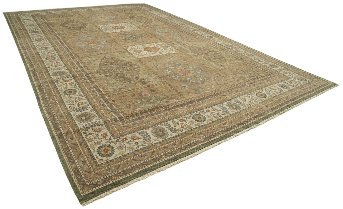 Handmade Oushak Area Rug > Design# OL-AC-35925 > Size: 12'-0" x 18'-2", Carpet Culture Rugs, Handmade Rugs, NYC Rugs, New Rugs, Shop Rugs, Rug Store, Outlet Rugs, SoHo Rugs, Rugs in USA