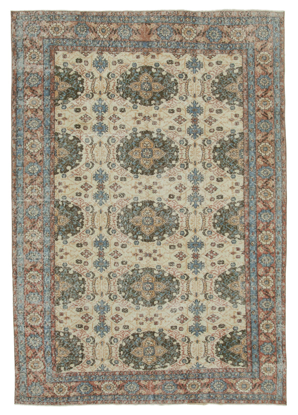 Handmade White Wash Area Rug > Design# OL-AC-36382 > Size: 6'-8" x 9'-8", Carpet Culture Rugs, Handmade Rugs, NYC Rugs, New Rugs, Shop Rugs, Rug Store, Outlet Rugs, SoHo Rugs, Rugs in USA