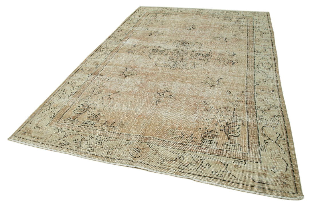 Handmade White Wash Area Rug > Design# OL-AC-36414 > Size: 6'-4" x 9'-11", Carpet Culture Rugs, Handmade Rugs, NYC Rugs, New Rugs, Shop Rugs, Rug Store, Outlet Rugs, SoHo Rugs, Rugs in USA