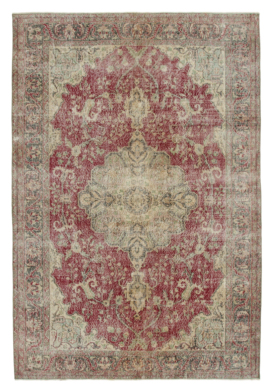 Handmade White Wash Area Rug > Design# OL-AC-36423 > Size: 6'-10" x 10'-0", Carpet Culture Rugs, Handmade Rugs, NYC Rugs, New Rugs, Shop Rugs, Rug Store, Outlet Rugs, SoHo Rugs, Rugs in USA