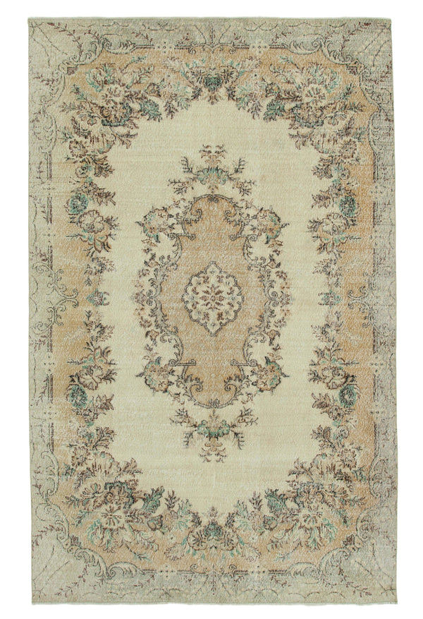 Handmade White Wash Area Rug > Design# OL-AC-36426 > Size: 6'-7" x 10'-6", Carpet Culture Rugs, Handmade Rugs, NYC Rugs, New Rugs, Shop Rugs, Rug Store, Outlet Rugs, SoHo Rugs, Rugs in USA