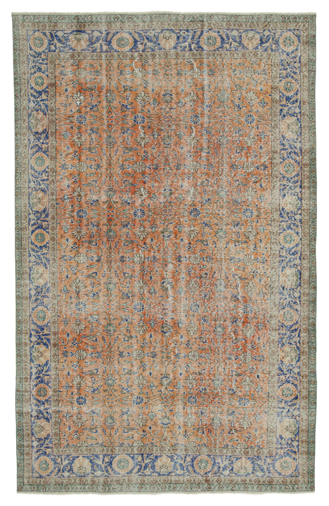 Handmade White Wash Area Rug > Design# OL-AC-36506 > Size: 6'-3" x 9'-11", Carpet Culture Rugs, Handmade Rugs, NYC Rugs, New Rugs, Shop Rugs, Rug Store, Outlet Rugs, SoHo Rugs, Rugs in USA