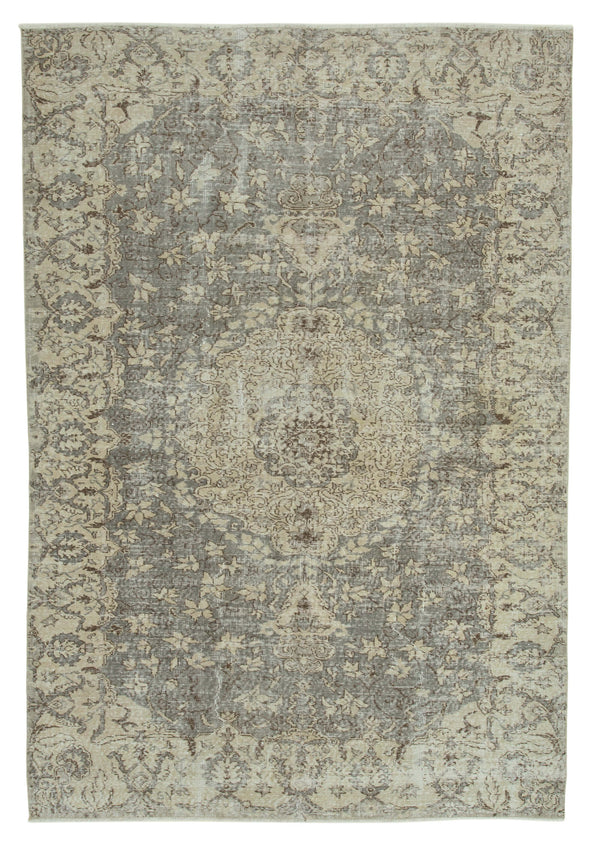 Handmade White Wash Area Rug > Design# OL-AC-36547 > Size: 6'-3" x 9'-1", Carpet Culture Rugs, Handmade Rugs, NYC Rugs, New Rugs, Shop Rugs, Rug Store, Outlet Rugs, SoHo Rugs, Rugs in USA