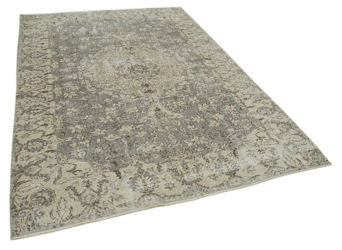 Handmade White Wash Area Rug > Design# OL-AC-36547 > Size: 6'-3" x 9'-1", Carpet Culture Rugs, Handmade Rugs, NYC Rugs, New Rugs, Shop Rugs, Rug Store, Outlet Rugs, SoHo Rugs, Rugs in USA