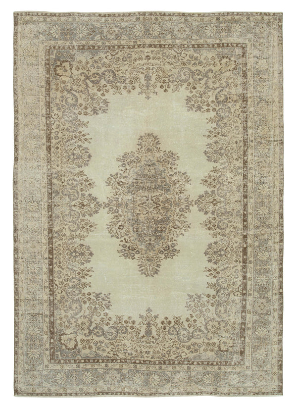 Handmade White Wash Area Rug > Design# OL-AC-36552 > Size: 6'-9" x 9'-8", Carpet Culture Rugs, Handmade Rugs, NYC Rugs, New Rugs, Shop Rugs, Rug Store, Outlet Rugs, SoHo Rugs, Rugs in USA