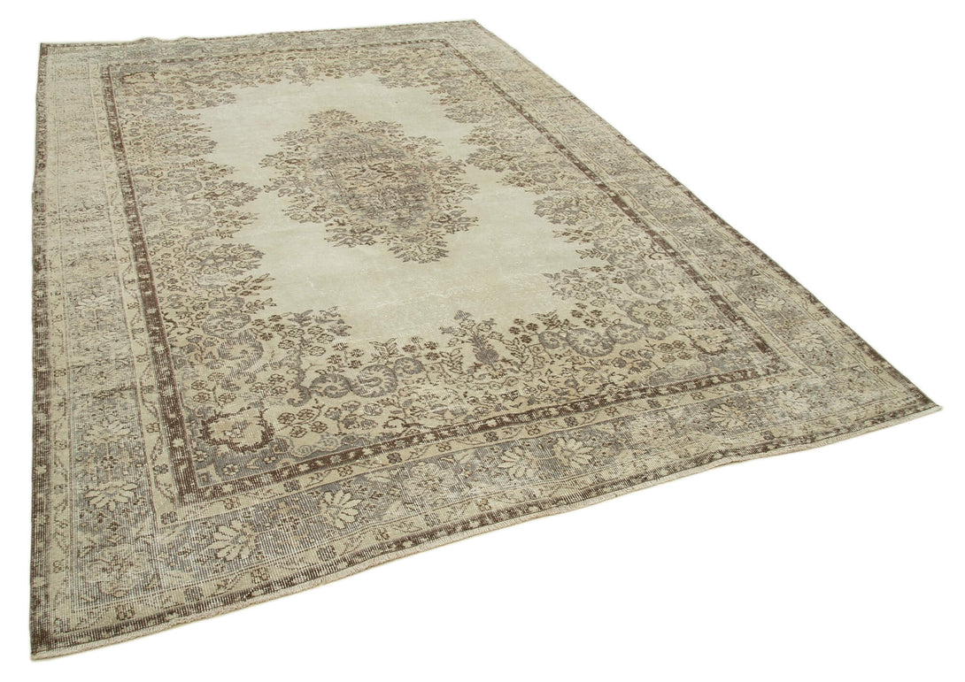 Handmade White Wash Area Rug > Design# OL-AC-36552 > Size: 6'-9" x 9'-8", Carpet Culture Rugs, Handmade Rugs, NYC Rugs, New Rugs, Shop Rugs, Rug Store, Outlet Rugs, SoHo Rugs, Rugs in USA