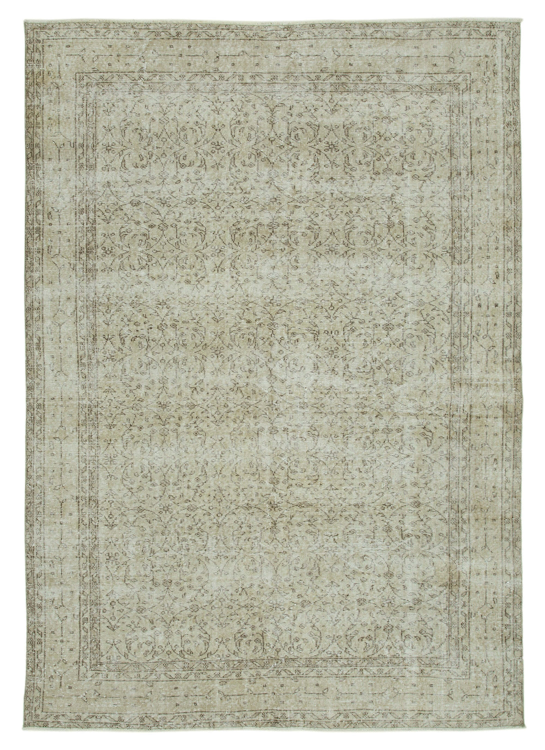 Handmade White Wash Area Rug > Design# OL-AC-36618 > Size: 6'-10" x 9'-9", Carpet Culture Rugs, Handmade Rugs, NYC Rugs, New Rugs, Shop Rugs, Rug Store, Outlet Rugs, SoHo Rugs, Rugs in USA