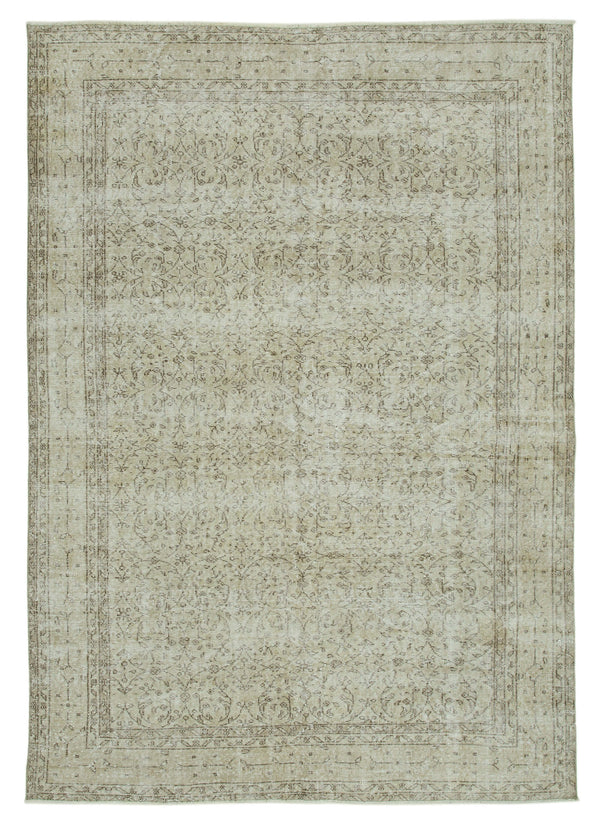 Handmade White Wash Area Rug > Design# OL-AC-36618 > Size: 6'-10" x 9'-9", Carpet Culture Rugs, Handmade Rugs, NYC Rugs, New Rugs, Shop Rugs, Rug Store, Outlet Rugs, SoHo Rugs, Rugs in USA