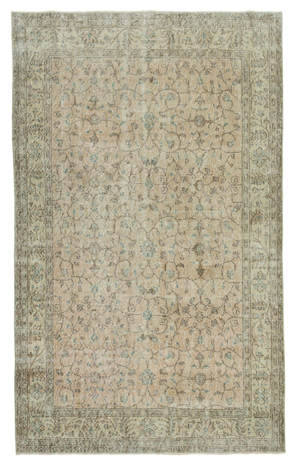 Handmade White Wash Area Rug > Design# OL-AC-36635 > Size: 5'-3" x 8'-6", Carpet Culture Rugs, Handmade Rugs, NYC Rugs, New Rugs, Shop Rugs, Rug Store, Outlet Rugs, SoHo Rugs, Rugs in USA