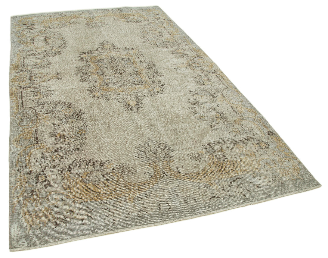 Handmade White Wash Area Rug > Design# OL-AC-36645 > Size: 5'-5" x 9'-6", Carpet Culture Rugs, Handmade Rugs, NYC Rugs, New Rugs, Shop Rugs, Rug Store, Outlet Rugs, SoHo Rugs, Rugs in USA