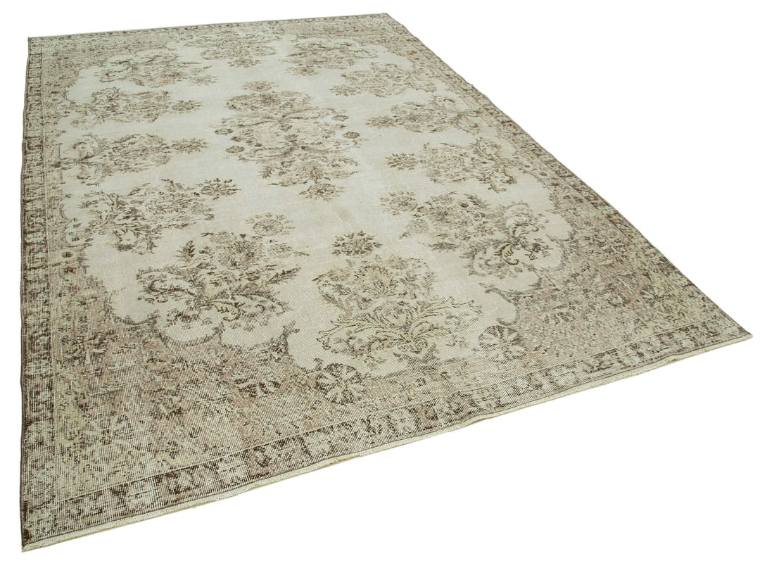 Handmade White Wash Area Rug > Design# OL-AC-36768 > Size: 7'-0" x 10'-2", Carpet Culture Rugs, Handmade Rugs, NYC Rugs, New Rugs, Shop Rugs, Rug Store, Outlet Rugs, SoHo Rugs, Rugs in USA