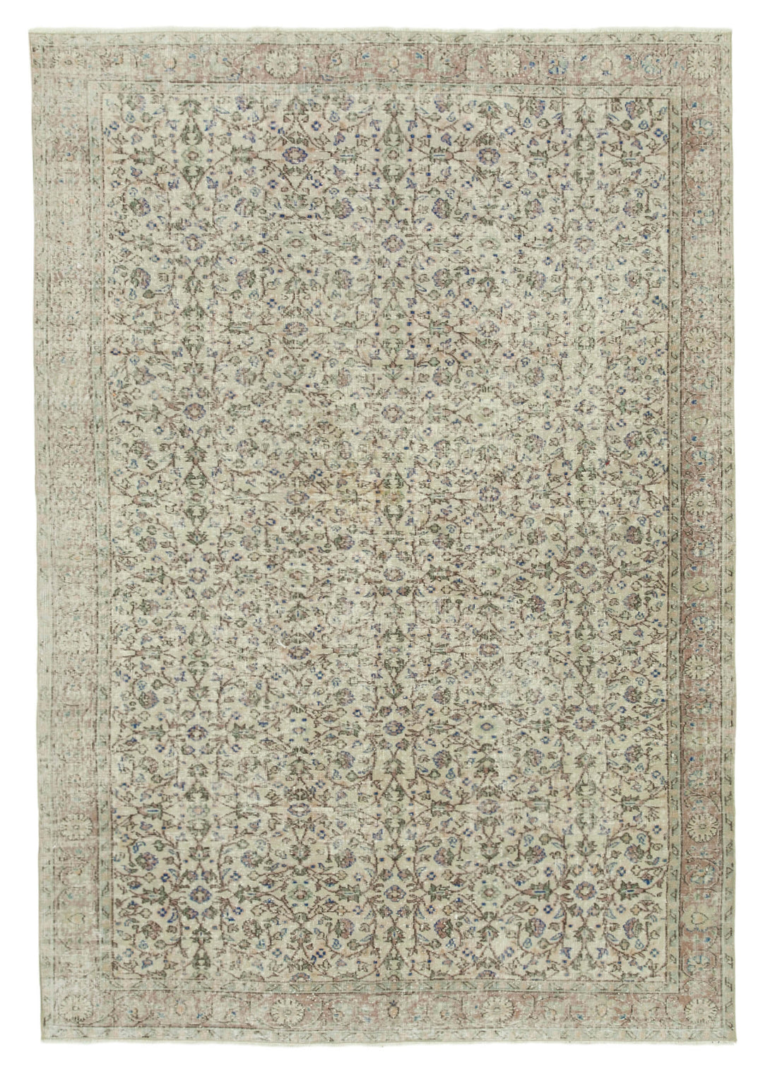 Handmade White Wash Area Rug > Design# OL-AC-36776 > Size: 7'-1" x 10'-6", Carpet Culture Rugs, Handmade Rugs, NYC Rugs, New Rugs, Shop Rugs, Rug Store, Outlet Rugs, SoHo Rugs, Rugs in USA