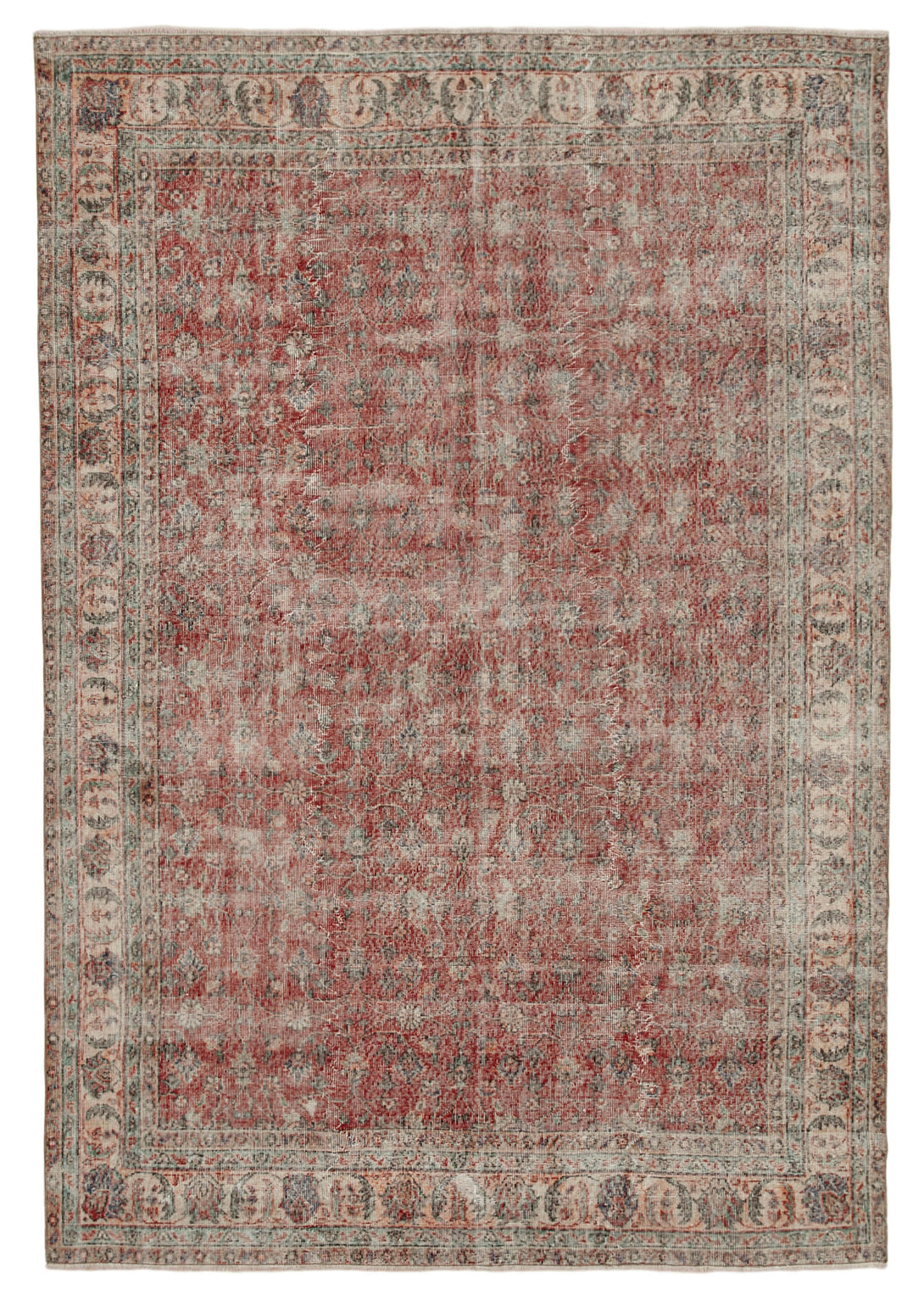 Handmade White Wash Area Rug > Design# OL-AC-36817 > Size: 6'-11" x 10'-2", Carpet Culture Rugs, Handmade Rugs, NYC Rugs, New Rugs, Shop Rugs, Rug Store, Outlet Rugs, SoHo Rugs, Rugs in USA