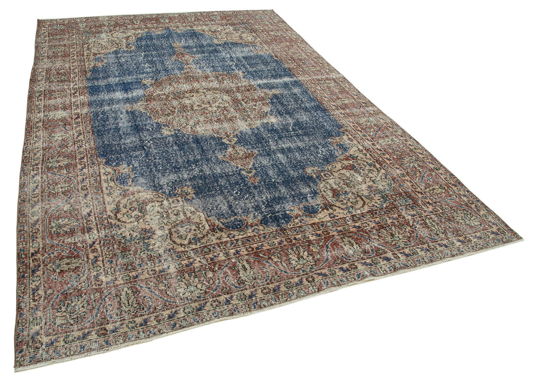 Handmade White Wash Area Rug > Design# OL-AC-36824 > Size: 6'-9" x 10'-5", Carpet Culture Rugs, Handmade Rugs, NYC Rugs, New Rugs, Shop Rugs, Rug Store, Outlet Rugs, SoHo Rugs, Rugs in USA