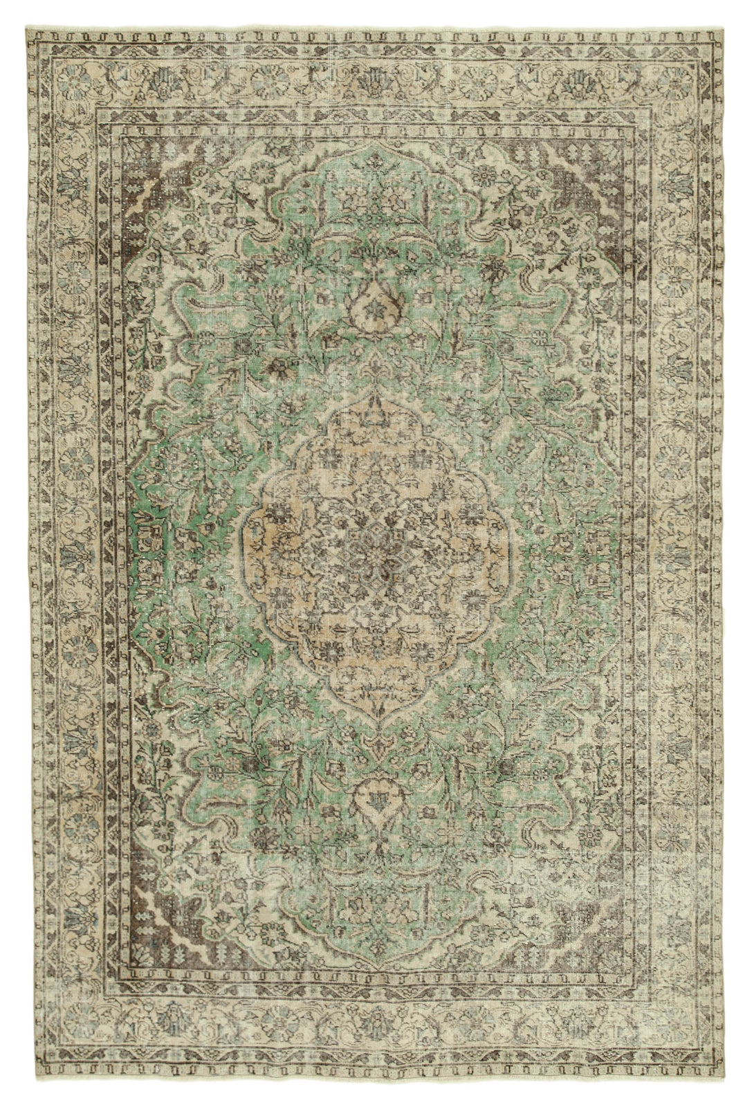 Handmade White Wash Area Rug > Design# OL-AC-36827 > Size: 6'-11" x 10'-9", Carpet Culture Rugs, Handmade Rugs, NYC Rugs, New Rugs, Shop Rugs, Rug Store, Outlet Rugs, SoHo Rugs, Rugs in USA