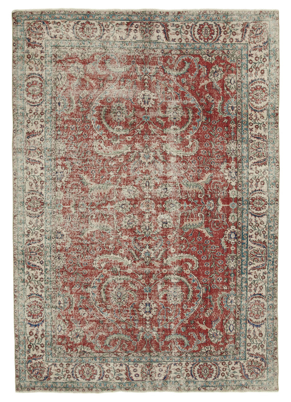 Handmade White Wash Area Rug > Design# OL-AC-36833 > Size: 7'-4" x 10'-3", Carpet Culture Rugs, Handmade Rugs, NYC Rugs, New Rugs, Shop Rugs, Rug Store, Outlet Rugs, SoHo Rugs, Rugs in USA