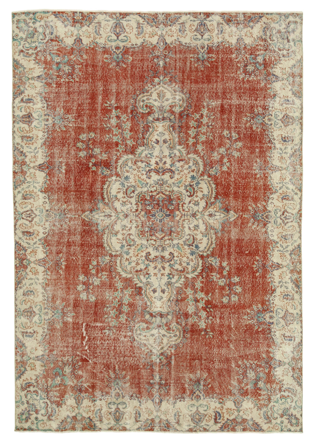 Handmade White Wash Area Rug > Design# OL-AC-36838 > Size: 6'-11" x 10'-3", Carpet Culture Rugs, Handmade Rugs, NYC Rugs, New Rugs, Shop Rugs, Rug Store, Outlet Rugs, SoHo Rugs, Rugs in USA