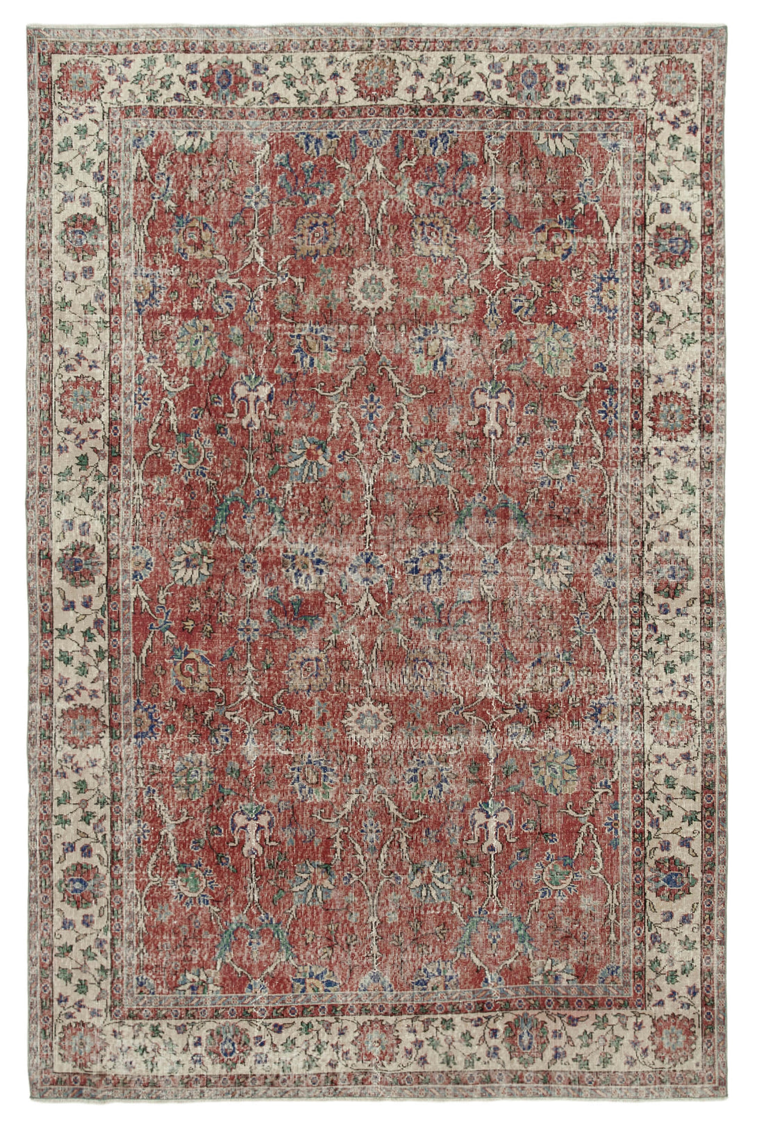 Handmade White Wash Area Rug > Design# OL-AC-36852 > Size: 6'-11" x 10'-1", Carpet Culture Rugs, Handmade Rugs, NYC Rugs, New Rugs, Shop Rugs, Rug Store, Outlet Rugs, SoHo Rugs, Rugs in USA