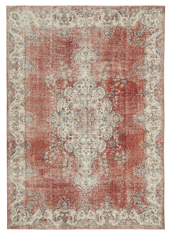Handmade White Wash Area Rug > Design# OL-AC-36857 > Size: 7'-3" x 10'-1", Carpet Culture Rugs, Handmade Rugs, NYC Rugs, New Rugs, Shop Rugs, Rug Store, Outlet Rugs, SoHo Rugs, Rugs in USA