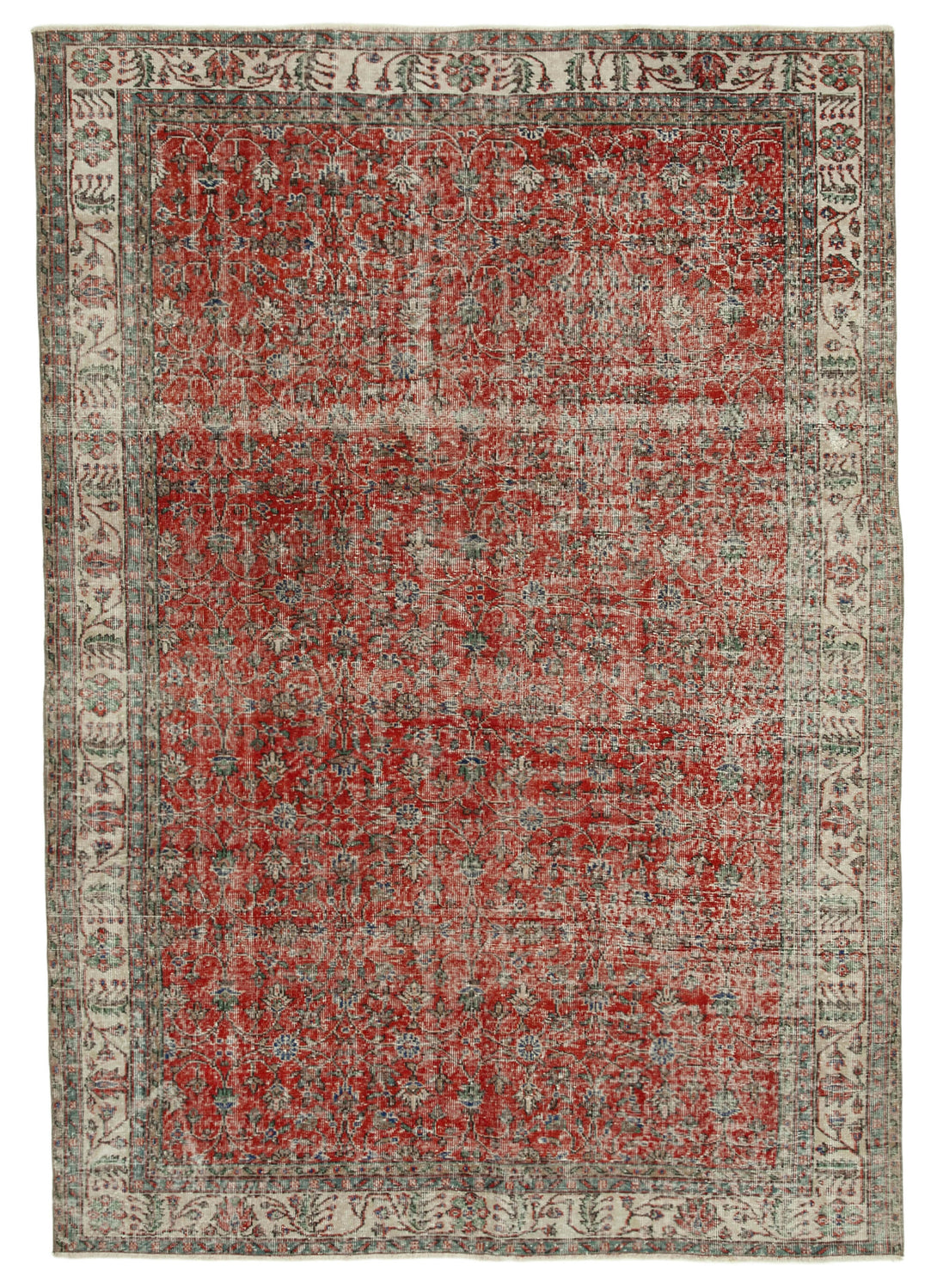 Handmade White Wash Area Rug > Design# OL-AC-36867 > Size: 7'-1" x 10'-2", Carpet Culture Rugs, Handmade Rugs, NYC Rugs, New Rugs, Shop Rugs, Rug Store, Outlet Rugs, SoHo Rugs, Rugs in USA