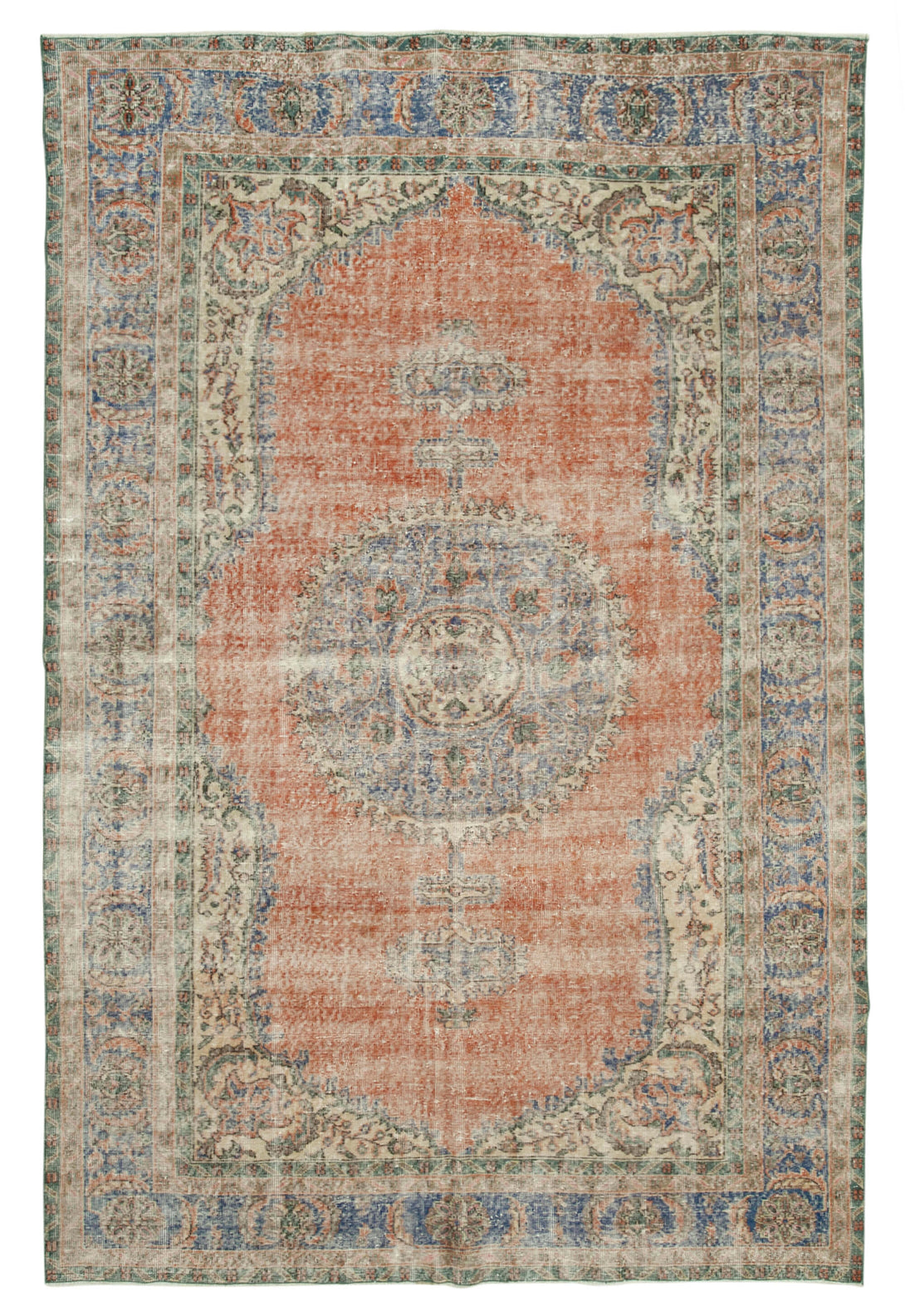 Handmade White Wash Area Rug > Design# OL-AC-36900 > Size: 7'-1" x 10'-9", Carpet Culture Rugs, Handmade Rugs, NYC Rugs, New Rugs, Shop Rugs, Rug Store, Outlet Rugs, SoHo Rugs, Rugs in USA