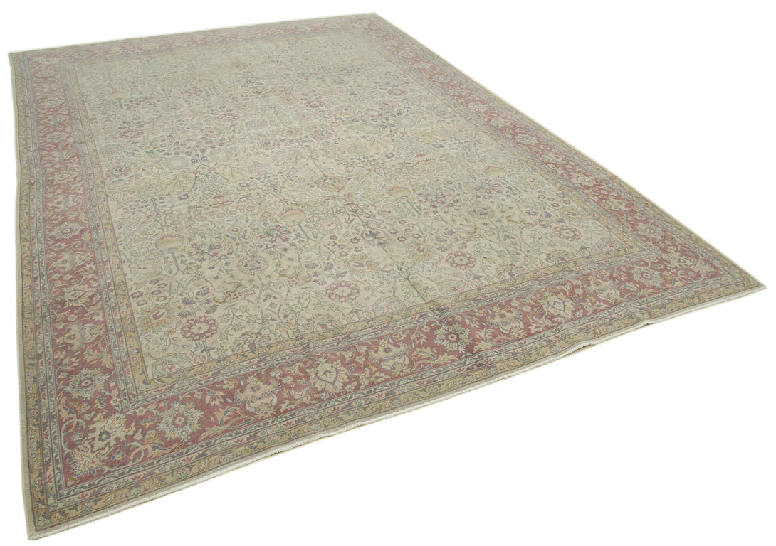 Handmade Persian Vintage Area Rug > Design# OL-AC-36920 > Size: 8'-1" x 11'-4", Carpet Culture Rugs, Handmade Rugs, NYC Rugs, New Rugs, Shop Rugs, Rug Store, Outlet Rugs, SoHo Rugs, Rugs in USA