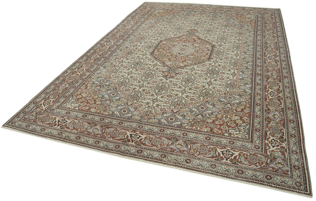 Handmade Persian Vintage Area Rug > Design# OL-AC-36930 > Size: 7'-8" x 11'-1", Carpet Culture Rugs, Handmade Rugs, NYC Rugs, New Rugs, Shop Rugs, Rug Store, Outlet Rugs, SoHo Rugs, Rugs in USA