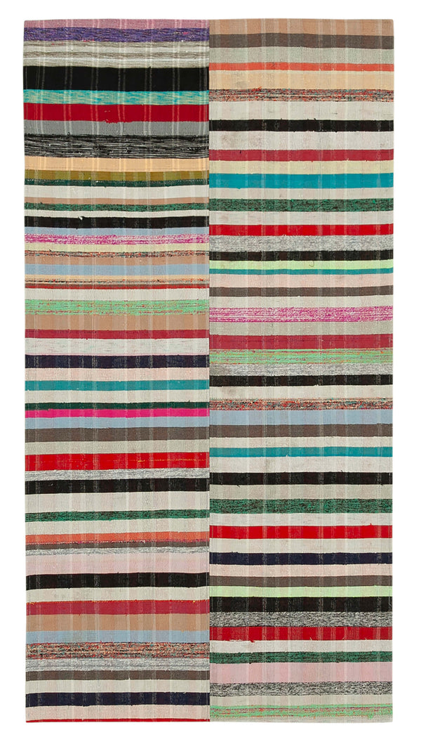 Handmade Kilim Patchwork Runner > Design# OL-AC-36954 > Size: 3'-5" x 6'-8", Carpet Culture Rugs, Handmade Rugs, NYC Rugs, New Rugs, Shop Rugs, Rug Store, Outlet Rugs, SoHo Rugs, Rugs in USA