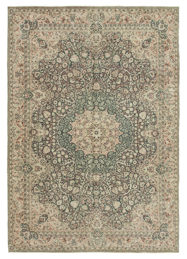 Handmade Persian Vintage Area Rug > Design# OL-AC-37036 > Size: 8'-1" x 11'-5", Carpet Culture Rugs, Handmade Rugs, NYC Rugs, New Rugs, Shop Rugs, Rug Store, Outlet Rugs, SoHo Rugs, Rugs in USA