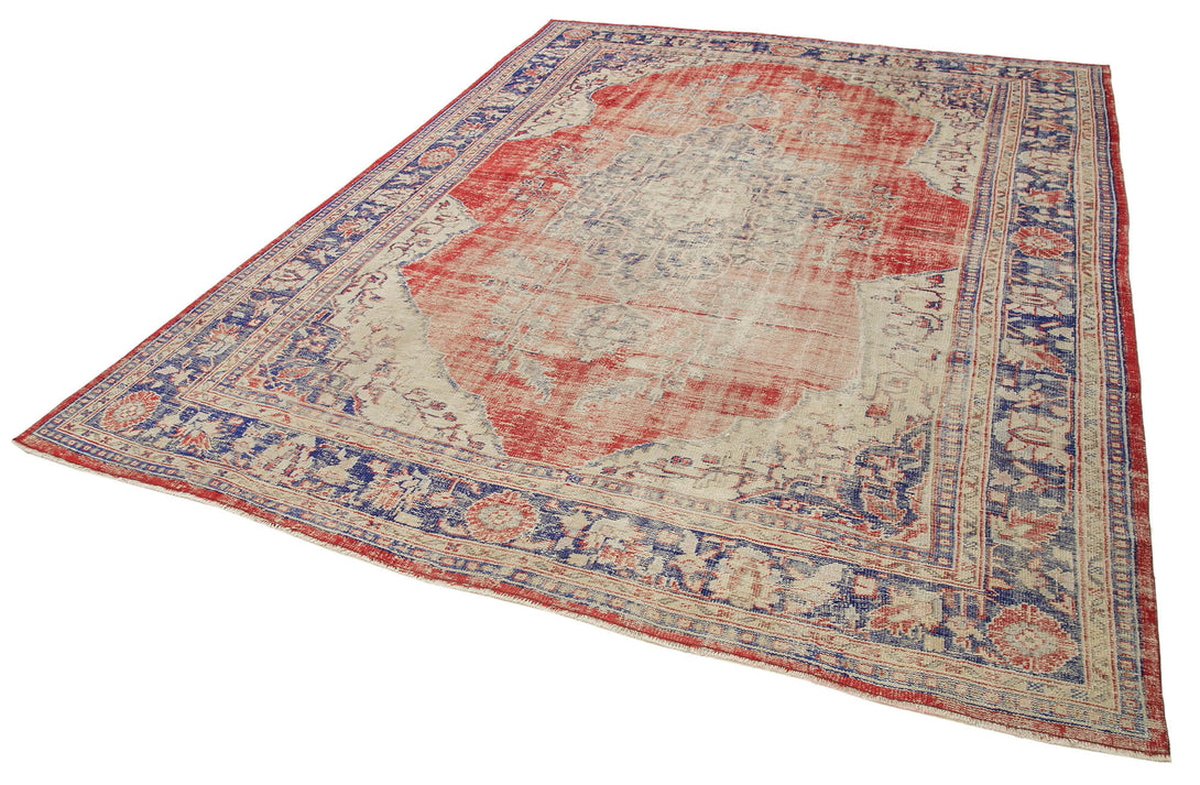 Handmade Persian Vintage Area Rug > Design# OL-AC-37234 > Size: 8'-8" x 11'-2", Carpet Culture Rugs, Handmade Rugs, NYC Rugs, New Rugs, Shop Rugs, Rug Store, Outlet Rugs, SoHo Rugs, Rugs in USA