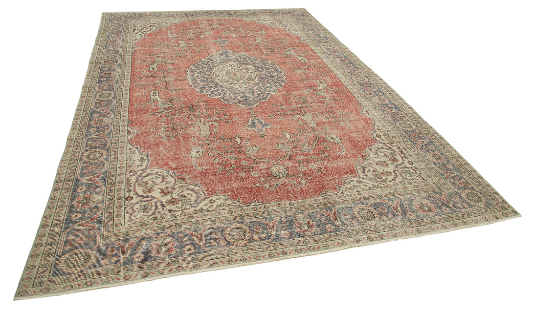 Handmade Persian Vintage Area Rug > Design# OL-AC-37236 > Size: 8'-2" x 12'-4", Carpet Culture Rugs, Handmade Rugs, NYC Rugs, New Rugs, Shop Rugs, Rug Store, Outlet Rugs, SoHo Rugs, Rugs in USA