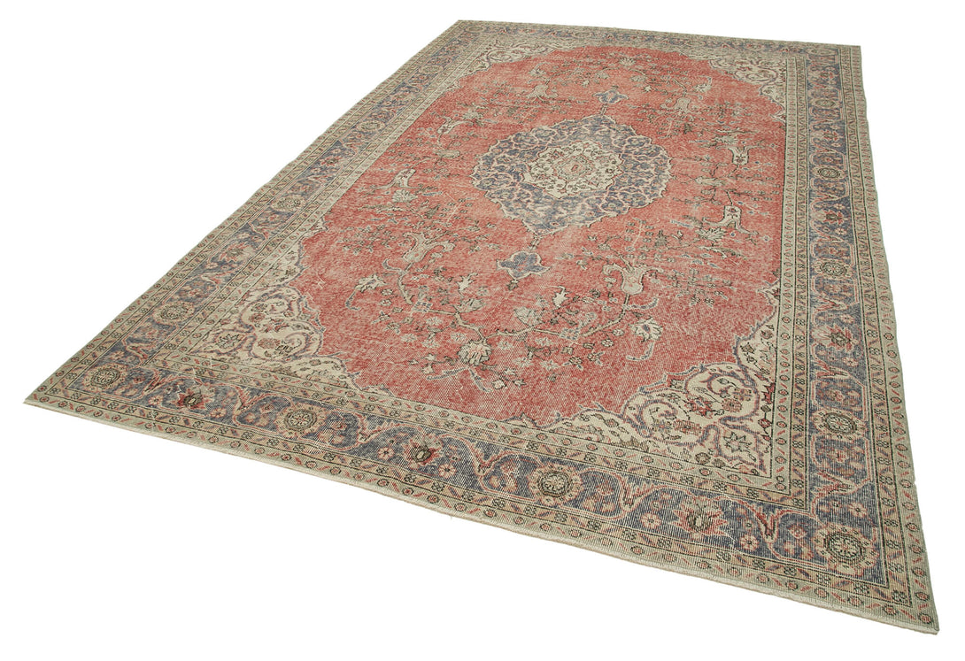 Handmade Persian Vintage Area Rug > Design# OL-AC-37236 > Size: 8'-2" x 12'-4", Carpet Culture Rugs, Handmade Rugs, NYC Rugs, New Rugs, Shop Rugs, Rug Store, Outlet Rugs, SoHo Rugs, Rugs in USA