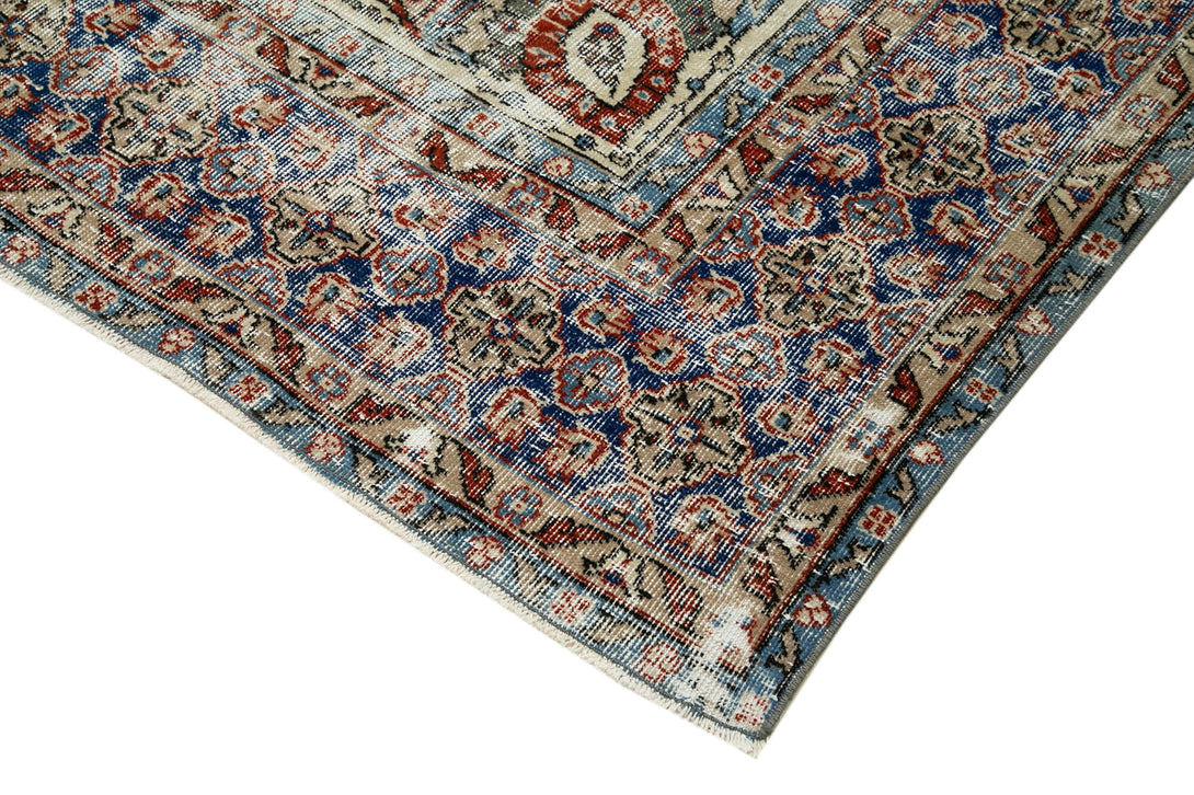 Handmade Persian Vintage Area Rug > Design# OL-AC-37238 > Size: 7'-10" x 11'-3", Carpet Culture Rugs, Handmade Rugs, NYC Rugs, New Rugs, Shop Rugs, Rug Store, Outlet Rugs, SoHo Rugs, Rugs in USA