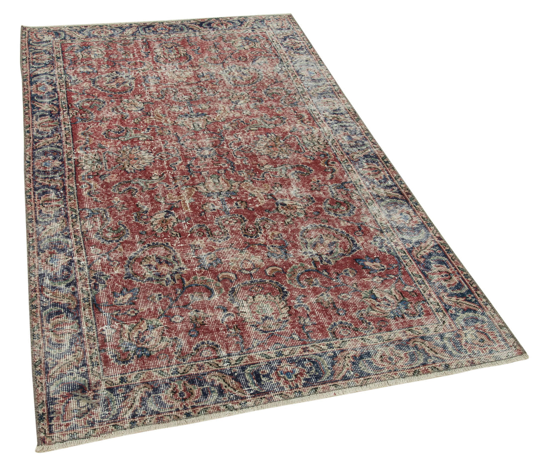 Handmade Overdyed Area Rug > Design# OL-AC-37482 > Size: 3'-10" x 6'-6", Carpet Culture Rugs, Handmade Rugs, NYC Rugs, New Rugs, Shop Rugs, Rug Store, Outlet Rugs, SoHo Rugs, Rugs in USA