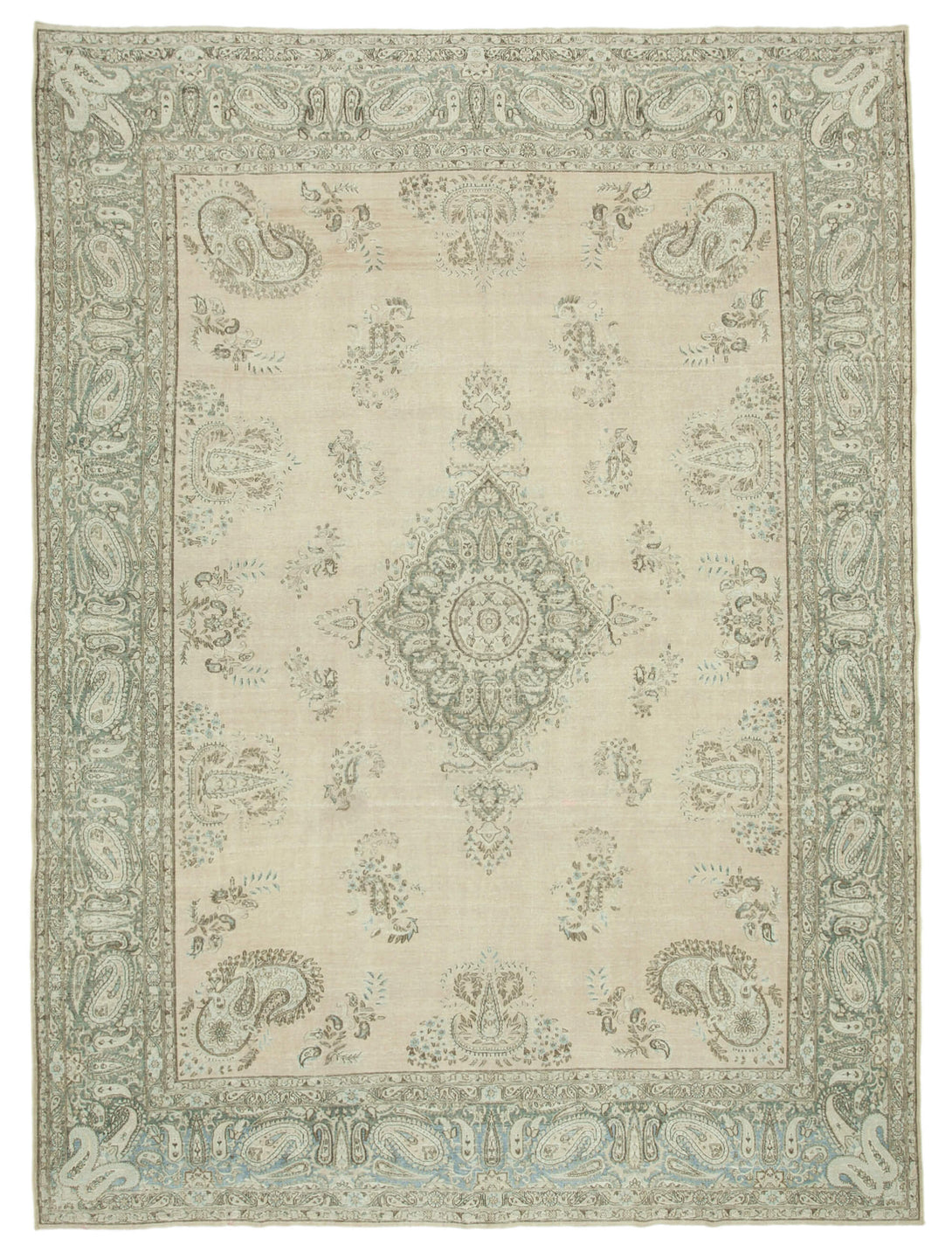 Handmade Persian Vintage Area Rug > Design# OL-AC-37826 > Size: 9'-7" x 13'-1", Carpet Culture Rugs, Handmade Rugs, NYC Rugs, New Rugs, Shop Rugs, Rug Store, Outlet Rugs, SoHo Rugs, Rugs in USA