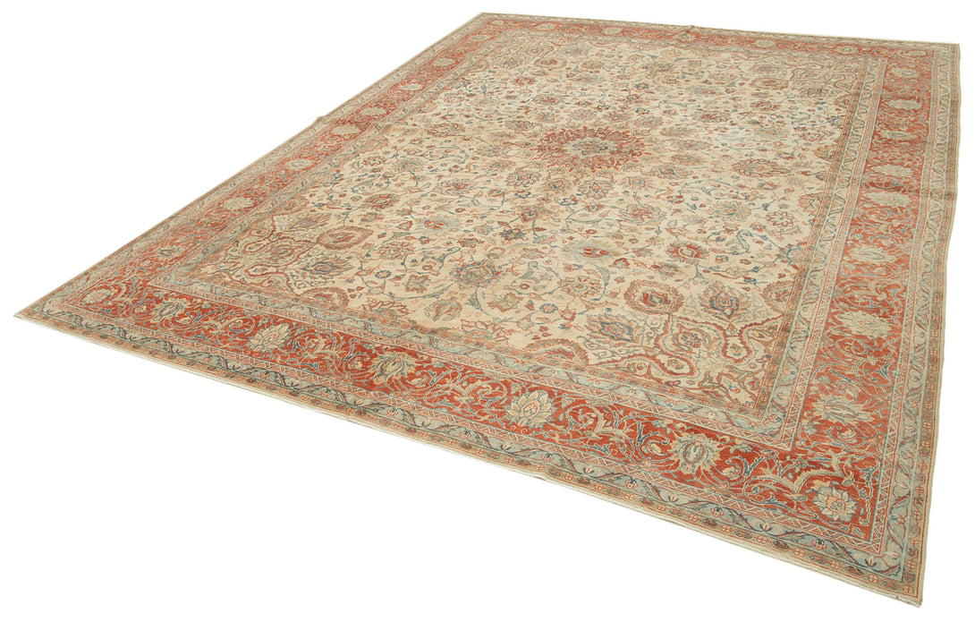 Handmade Persian Vintage Area Rug > Design# OL-AC-37836 > Size: 8'-10" x 11'-5", Carpet Culture Rugs, Handmade Rugs, NYC Rugs, New Rugs, Shop Rugs, Rug Store, Outlet Rugs, SoHo Rugs, Rugs in USA